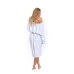 Dámský bavlněný župan model KIMONO 01 White