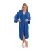 Sada Navy Blue: župan KIMONO s výšivkou + dámský saunový kilt + osuška