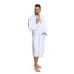 Pánský bavlněný župan model KIMONO s výšivkou 01 White