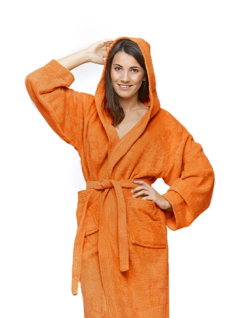 Dámský župan s výšivkou 22 Arancio