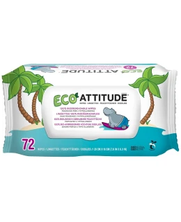 ATTITUDE Vlhčené ubrousky bez vůně (72 ks)