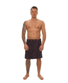 Pánský saunový kilt Black Chocolate