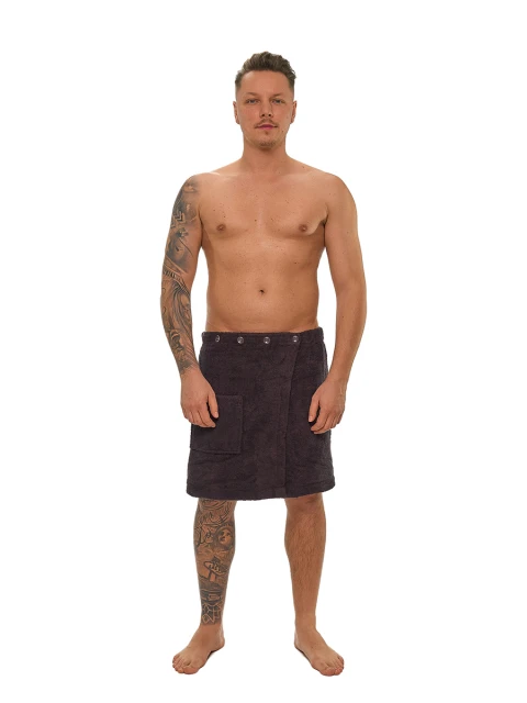 Pánský saunový kilt Black Chocolate