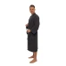 Pánský bavlněný župan model KIMONO 05 Black Chocolate