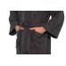 Pánský bavlněný župan model KIMONO 05 Black Chocolate
