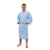 Sada Light Blue: župan KIMONO s výšivkou + pánský saunový kilt + osuška