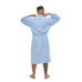 Sada Light Blue: župan KIMONO s výšivkou + pánský saunový kilt + osuška