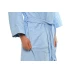 Pánský bavlněný župan model KIMONO 06 Light Blue