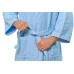 Pánský bavlněný župan model KIMONO 06 Light Blue