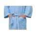 Pánský bavlněný župan model KIMONO 06 Light Blue