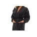 Dámský bavlněný župan model KIMONO 05 Black Chocolate