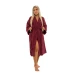 Dámský bavlněný župan model KIMONO 04 Bordeaux