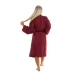 Dámský bavlněný župan model KIMONO 04 Bordeaux