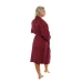 Dámský bavlněný župan model KIMONO 04 Bordeaux