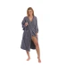 Dámský bavlněný župan model KIMONO 02 Dark Grey