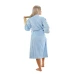 Dámský bavlněný župan model KIMONO 06 Light Blue