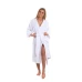 Sada White: župan KIMONO s výšivkou + dámský saunový kilt + osuška