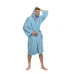 Pánský bavlněný župan s kapucí 06 Light Blue